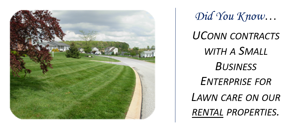 Did you know about UConn's Lawn Services SMBE?